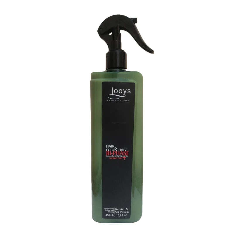 سرم دوفاز مو لویز مدل Keratin and Silk Protein حجم 450 میلی لیتر