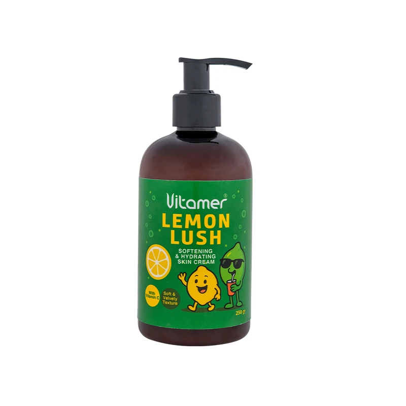 کرم مرطوب‌کننده و آبرسان بدن ویتامر مدل Lemon Lush مناسب برای انواع پوست حجم 250 میلی‌لیتر